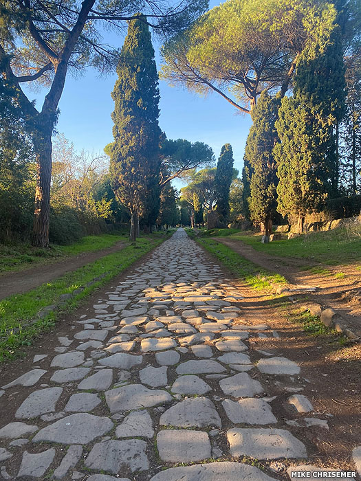 Rome's Via Appia road
