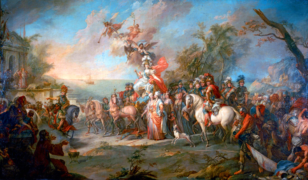 Torelli Stefano's Allegory of Catherine the Great's Victory over the Turks and Tatars