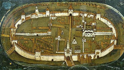 Seventeenth century impression of Novgorod