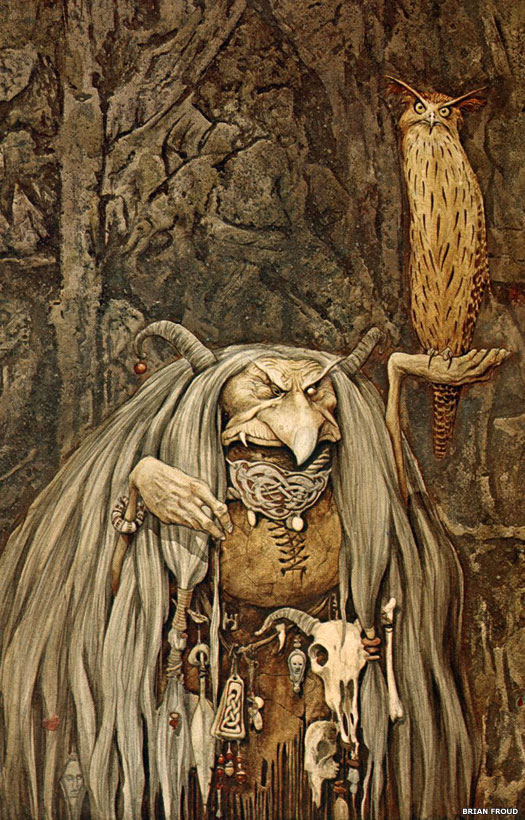 A troll witch of the Norse sagas
