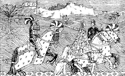 King Sigurd Jorsalfer on Crusade