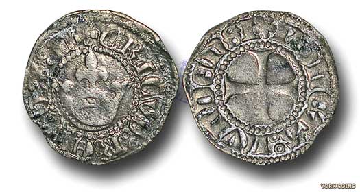 Silver coin of Eric XIII of Pomerania