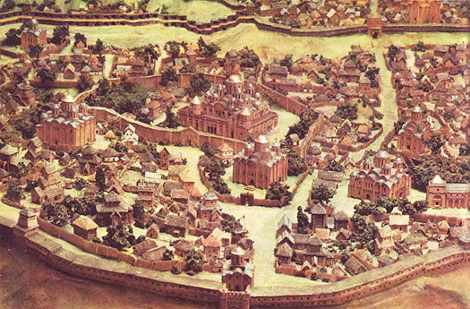 A reconstruction of medieval Kyiv