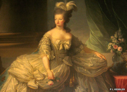 Portrait of Marie Antoinette at Versailles