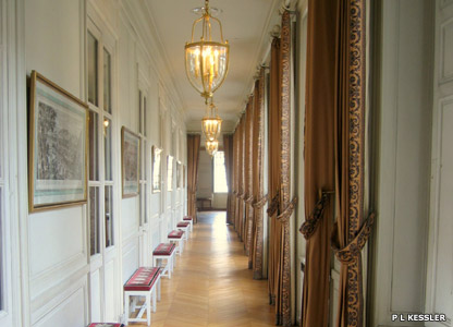 The Print Corridor in the Grand Trianon at Versailles