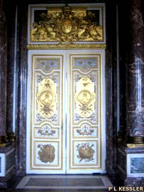 Gilded doorway at Versailles