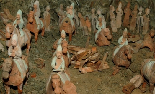 Gokturk burial figurines