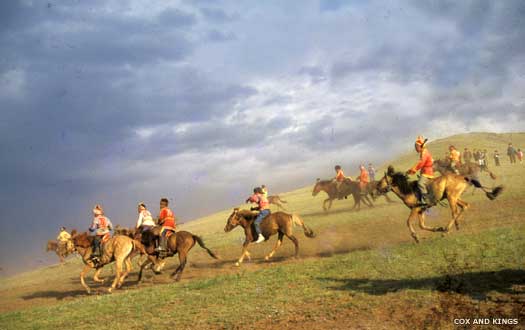 Mongol warriors