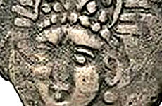 An Ustrushana coin