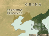Map of Liaoning Province