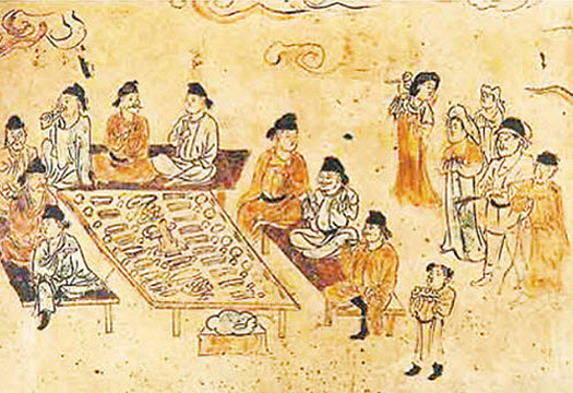 Tang dynasty goods via the Silk Road