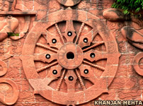 Ashoka's Dharma Chakra 'wheel'