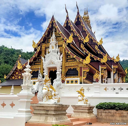 Wat Tam Chetawan temple in Thailand