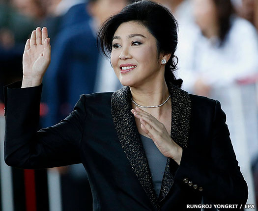 Thailand's former Prime Minister Yingluck Shinawatra
