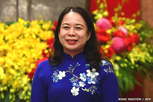Vietnam's Vice-President Vo Thi Anh Xuan in 2024