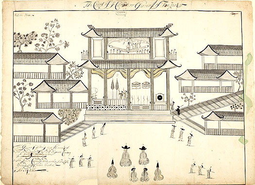 The Trinh lord's palace in Hanoi