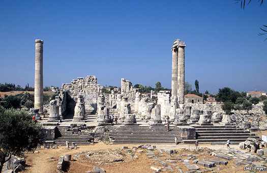 The temple of Apollo at Didyma (modern Didim)
