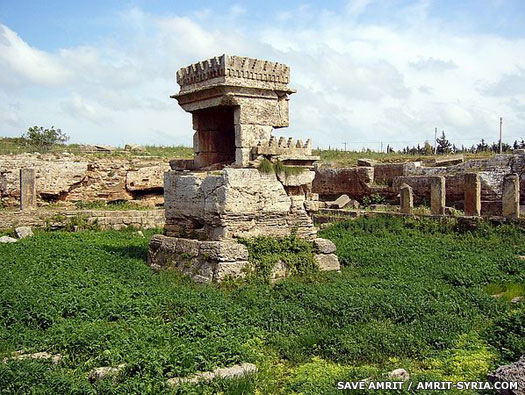 Temple ruins at the site of Amrit