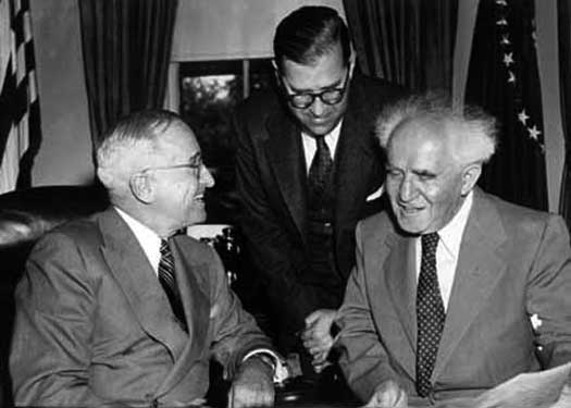 David Ben-Gurion and Harry Truman