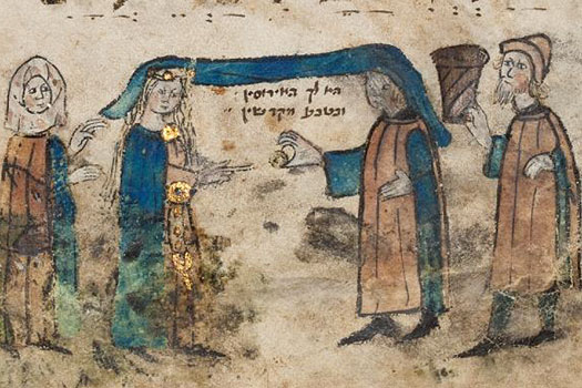 Jewish wedding in the 1400s