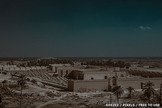 The ruins of Babylon