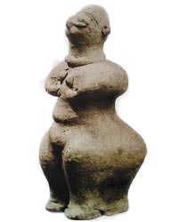 Hassuna period figurine from 6000 BC