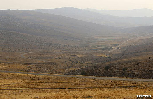 Sinjar plain in northern Iraq