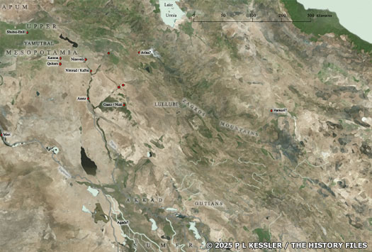 General map of northern Mesopotamia