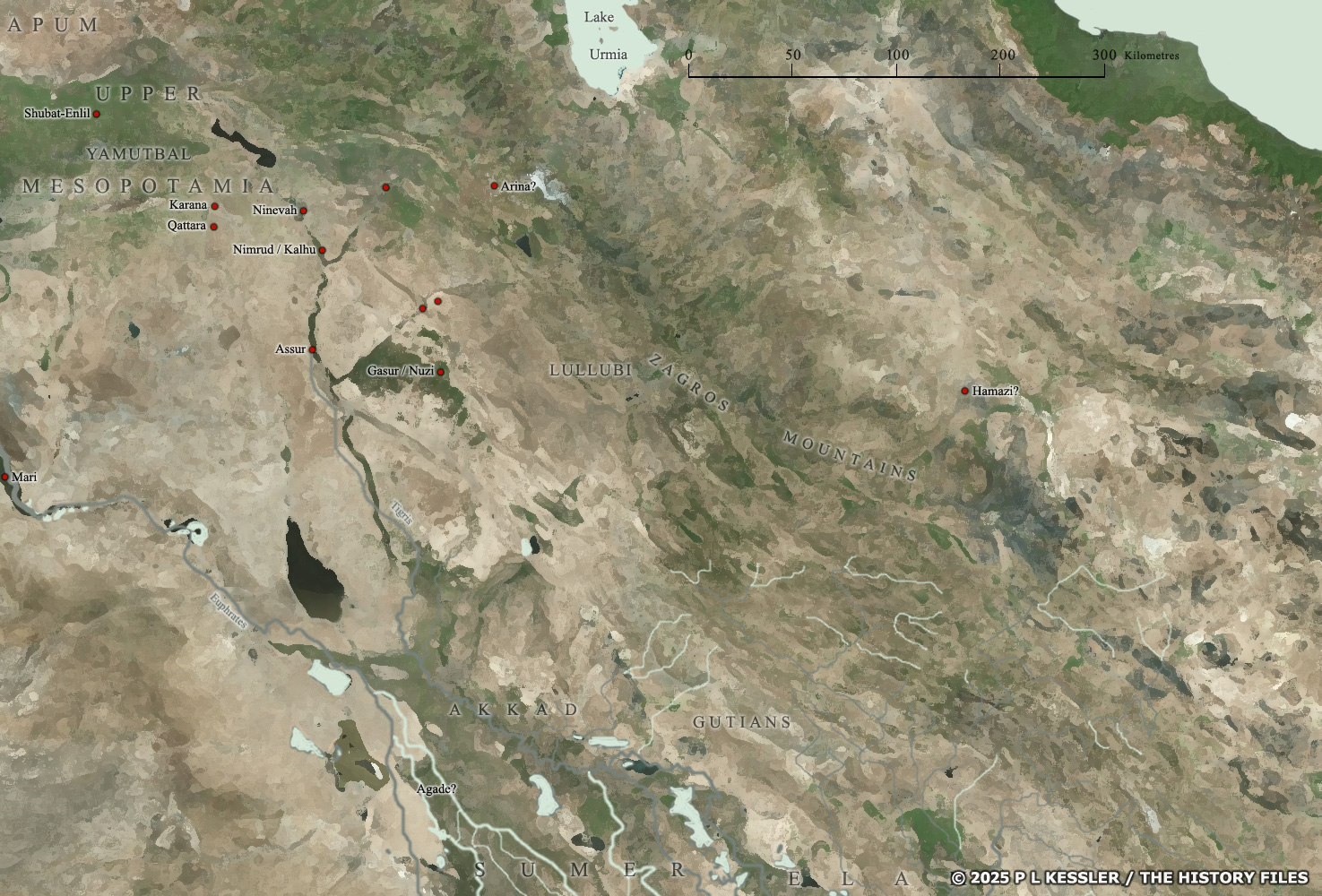 Map of Northern Mesopotamia