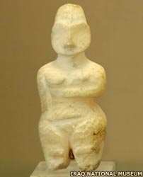 Samarra period figurine from Tell es-Sawwan