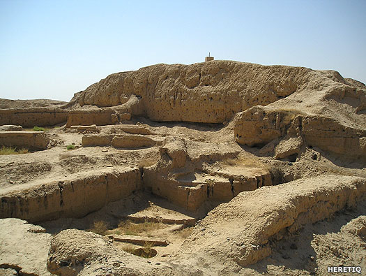 The ruins of Mari in Iraq