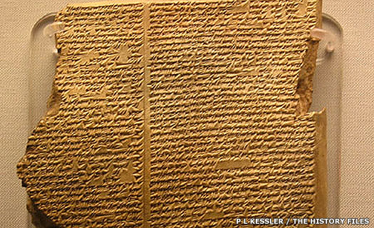 The Sumerian flood story tablet