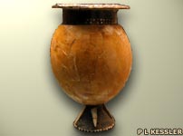 Ostrich egg shell jar from Ur