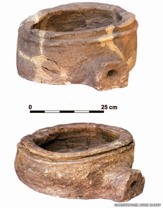 Pot-bellows from Uzarlulu