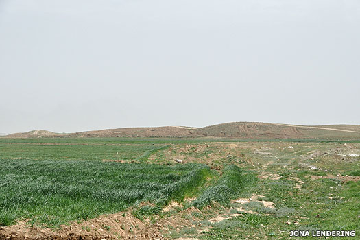 The remains of the city of Anshan