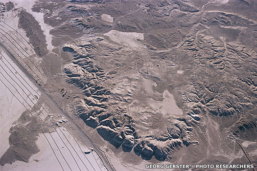 The archaeological mound site of Shahr-e Sokhta in eastern Iran