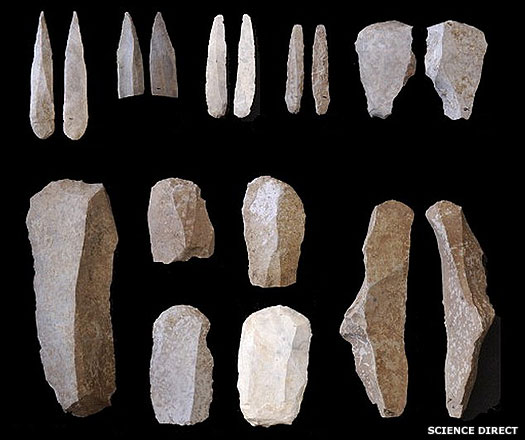 Ahmarian stone tools