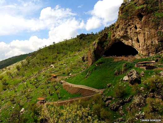 Shanidar cave in Iraqi Kurdistan