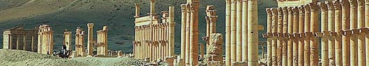 The ruins of Palmyra in Syria