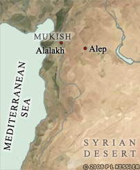 Map of Alalakh