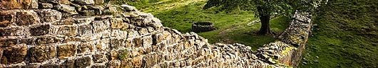 Hadrian's wall. Image © BBC